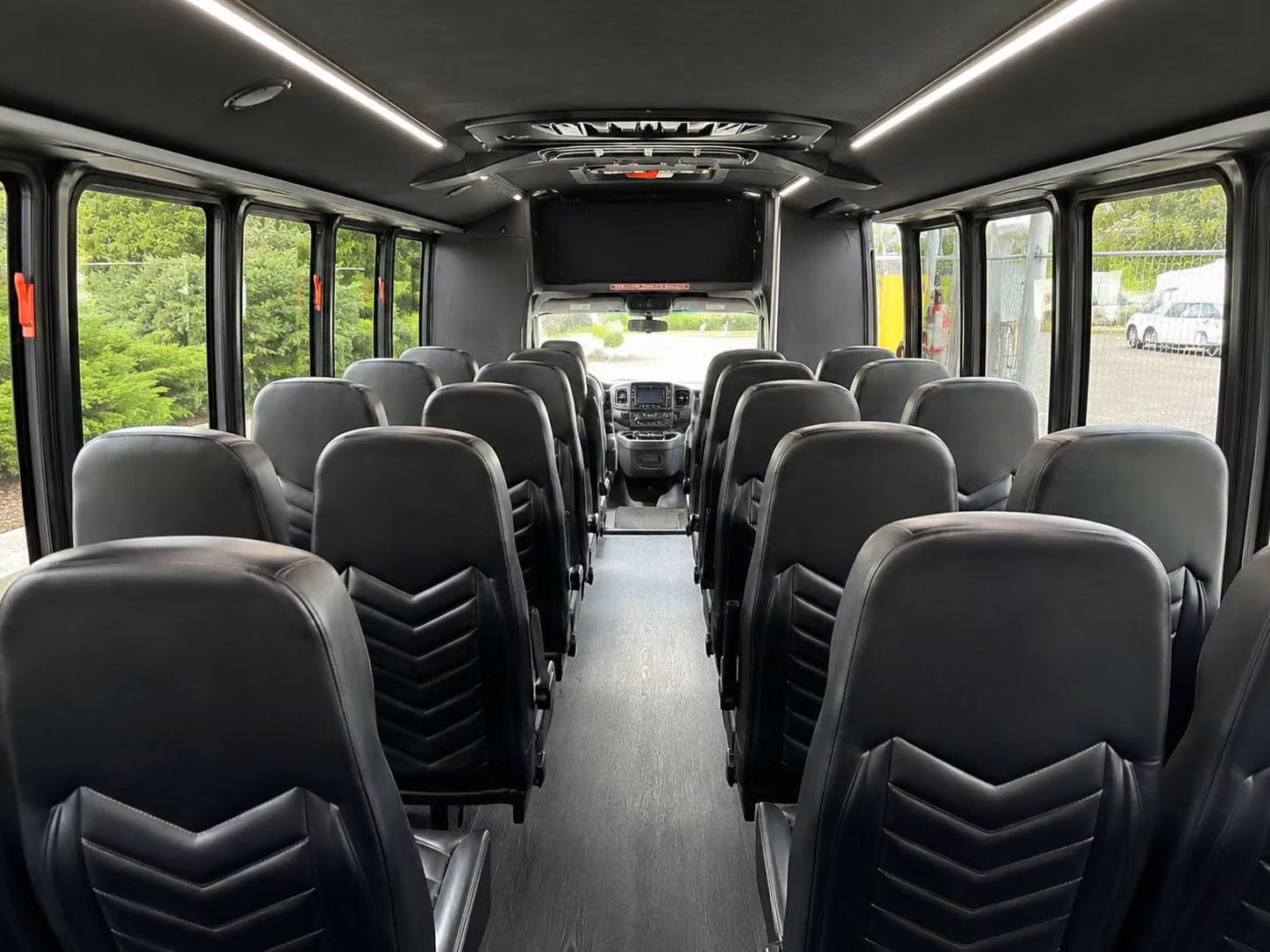 15 passenger minibus inside