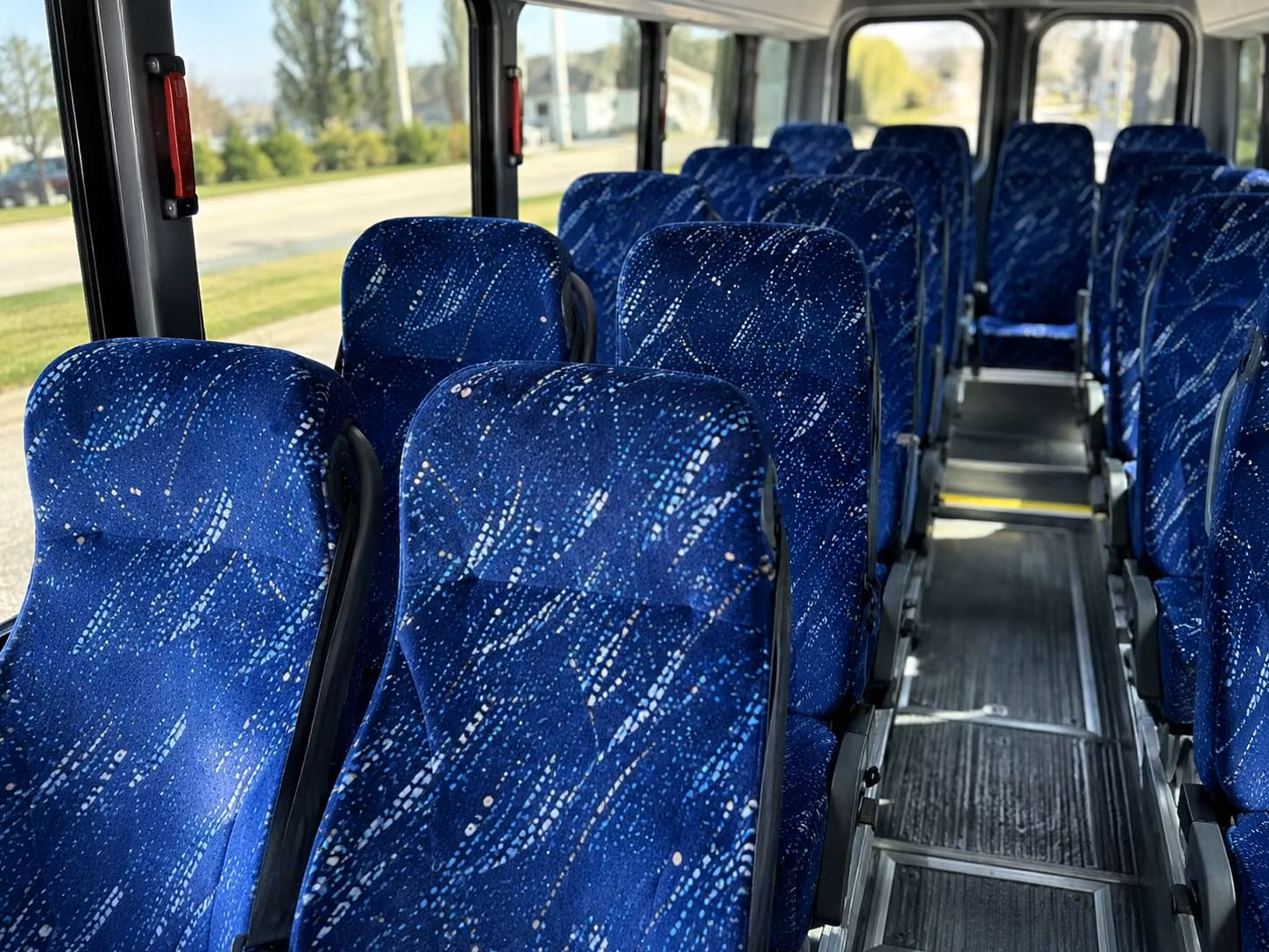 18 passenger minibus interior