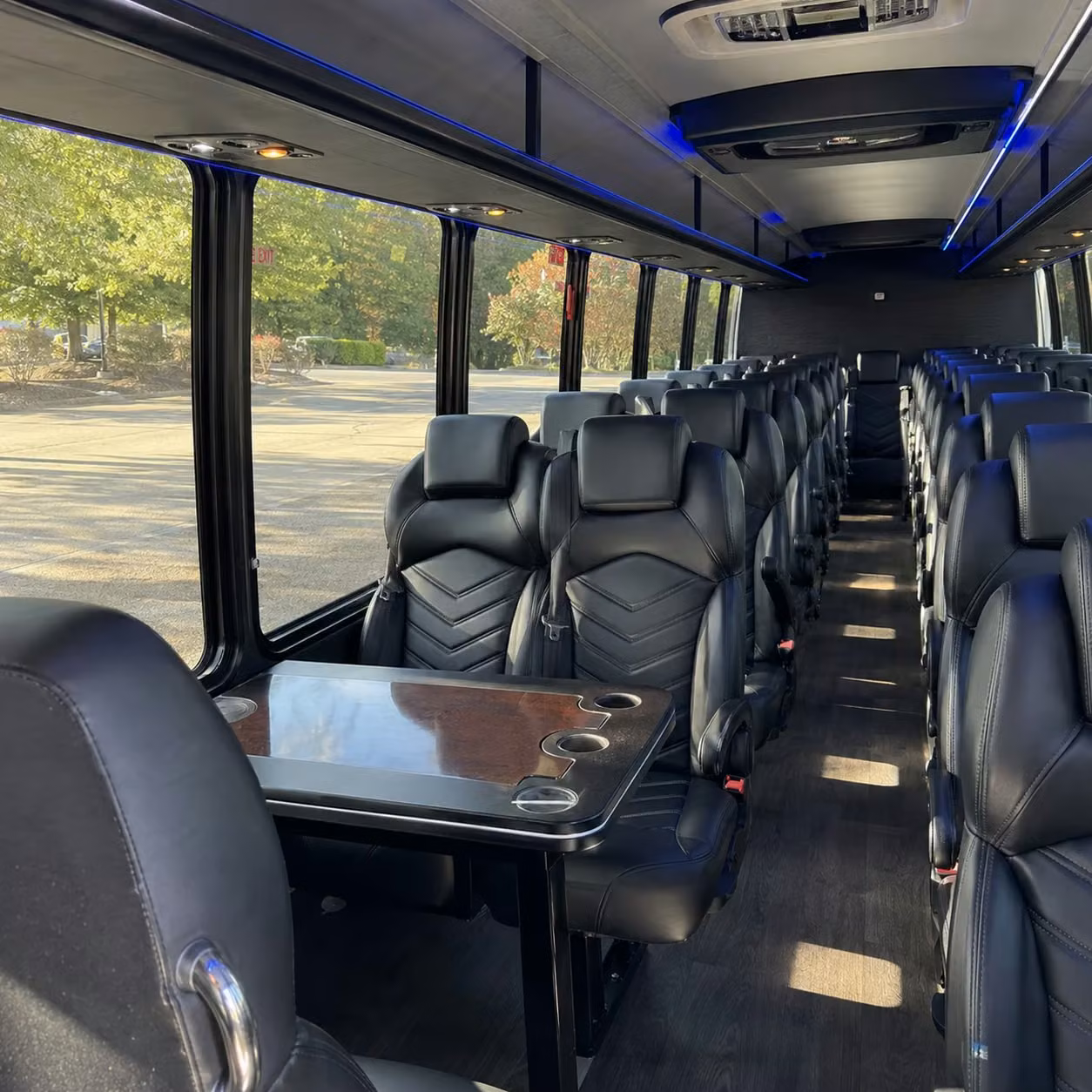 25 passenger minibus interior