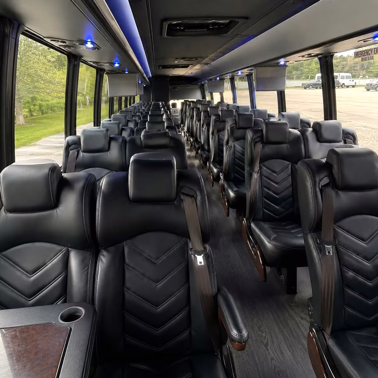 30 passenger minibus inside