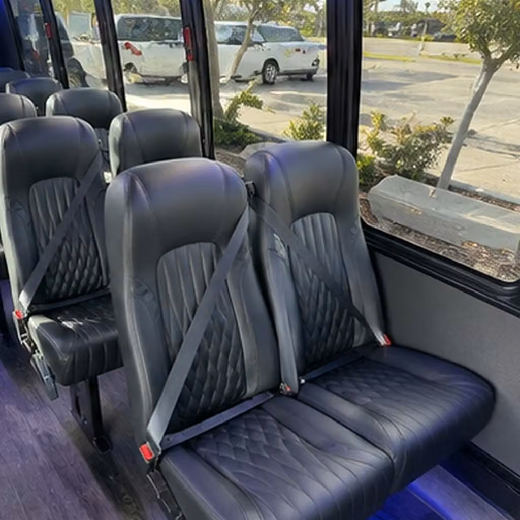 35 passenger minibus inside