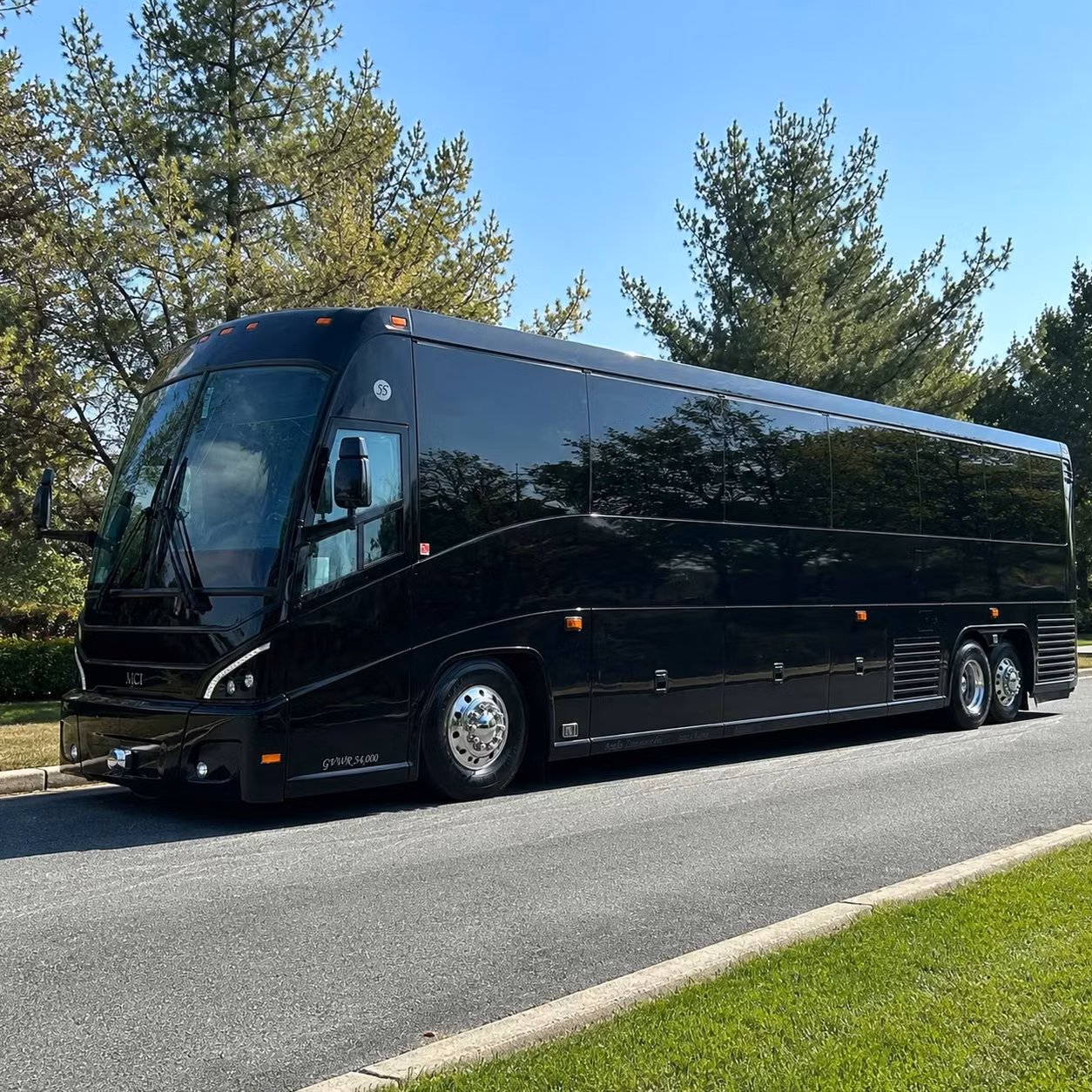 56 passenger charter bus