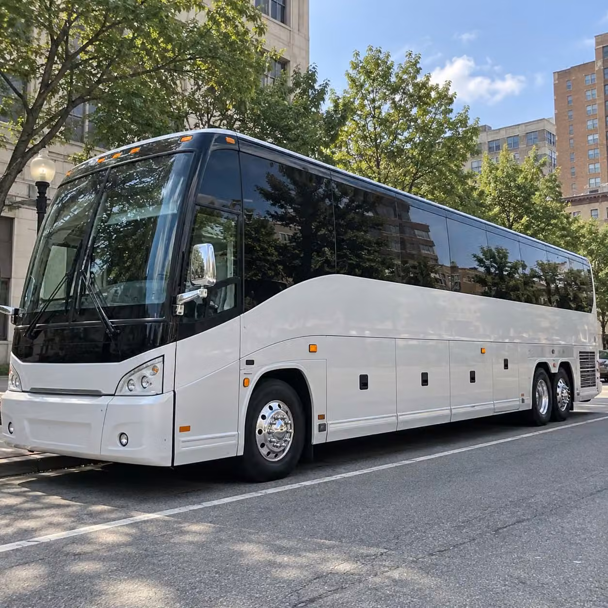 charter buses for large lincoln prom groups and school events