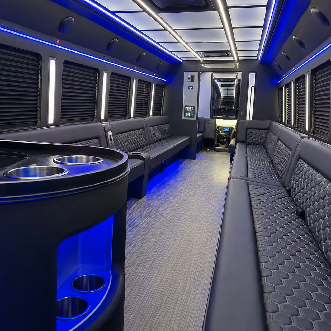 party bus interior