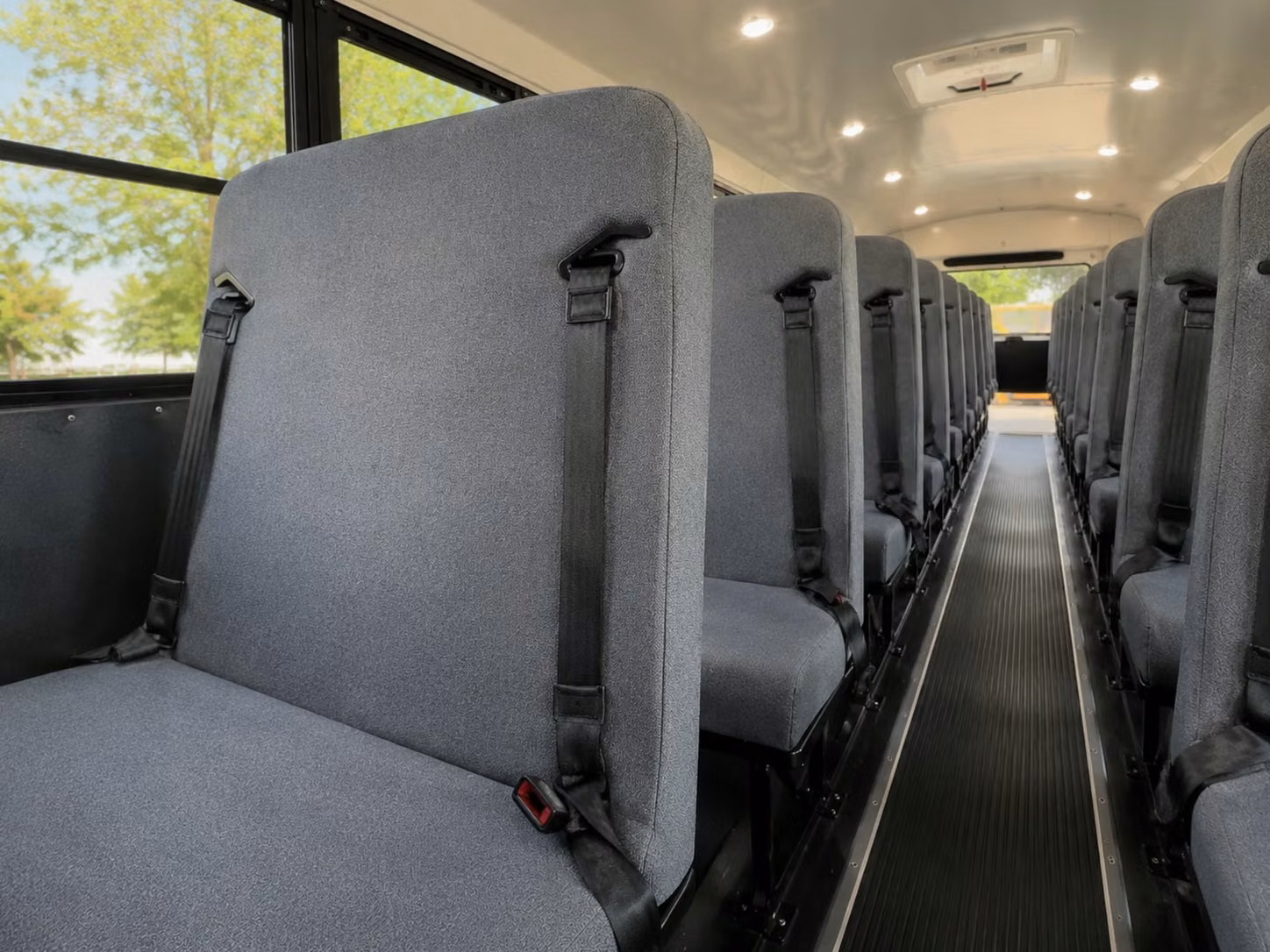 school bus interior