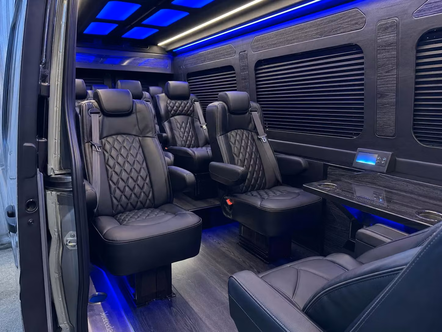 sprinter van transportation for groups and events across lincoln