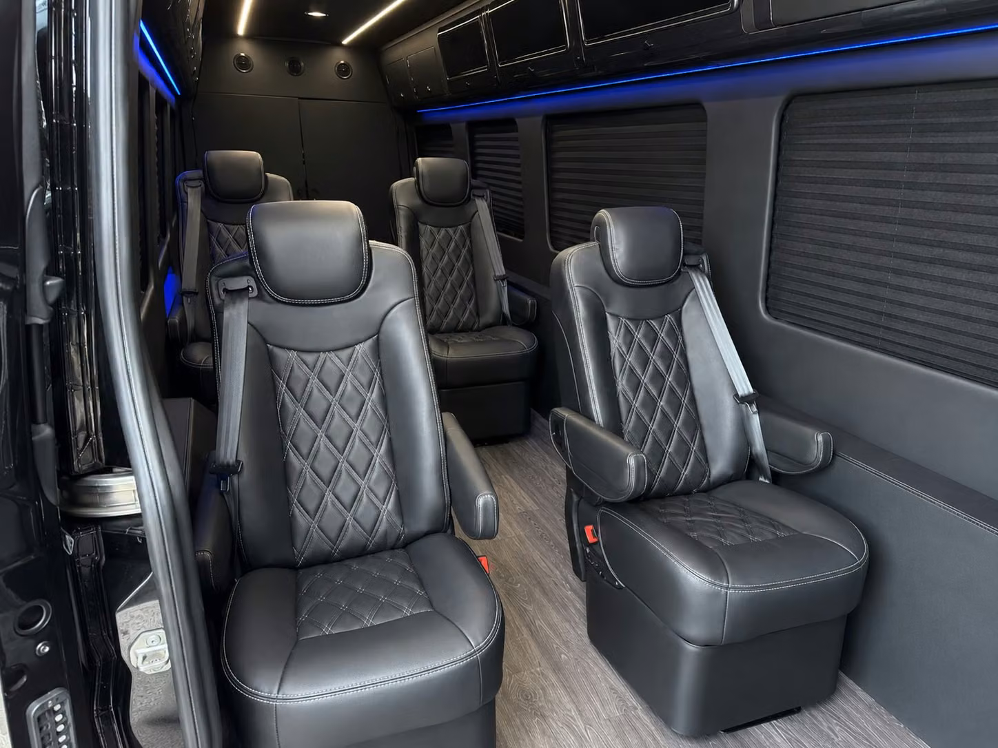sprinter van with driver interior